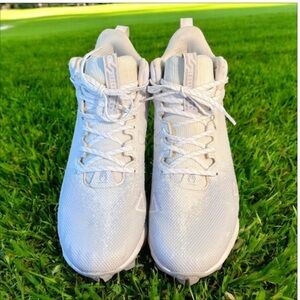 Under Armour Spotlight Fran Football Cleats White Athletic Shoes‎ Size 13